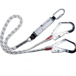 FP55 - Double Kernmantle Lanyard With Shock Absorber