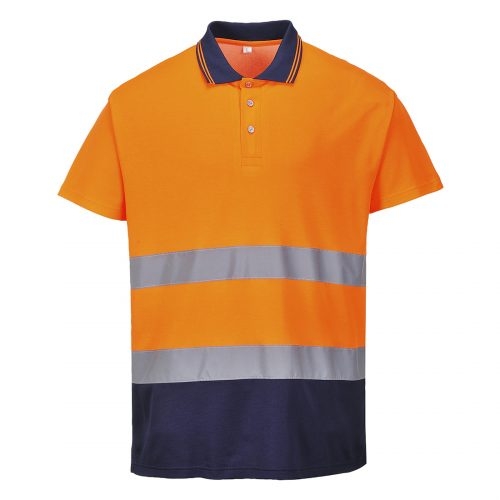 S174 - Two Tone Cotton Comfort Polo