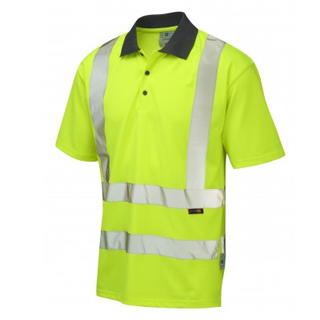 Leo Workwear ROCKHAM – ISO 20471 Class 2 Coolviz Polo Shirt P02-Y