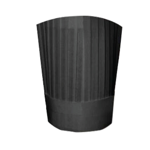 Non Woven Chef Hat 9 Inch Black 50 Pieces X 4 Packets
