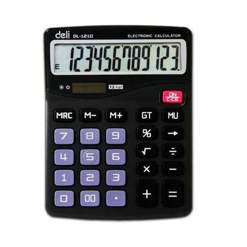 Deli E1210, 12 Digit Desk Top Calculator
