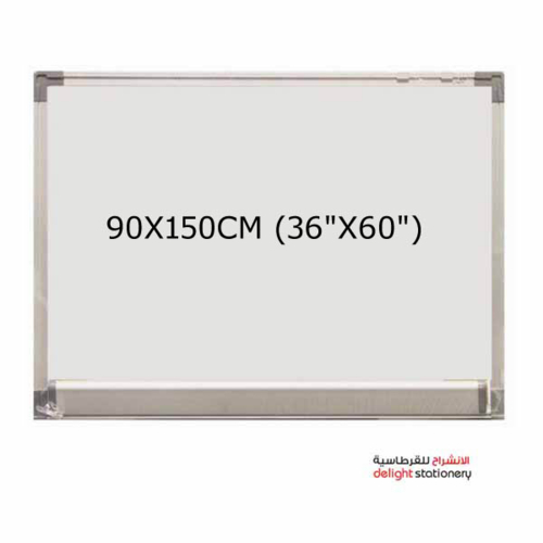 Delux magnetic whiteboard 90x150cm