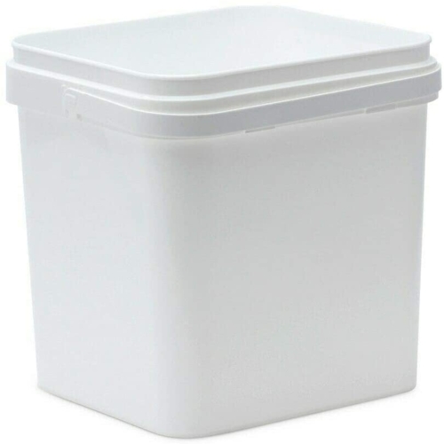 FOOD STORAGE BUCKET 4KG SQUARE For all types of food, ICE CREAM storage and container